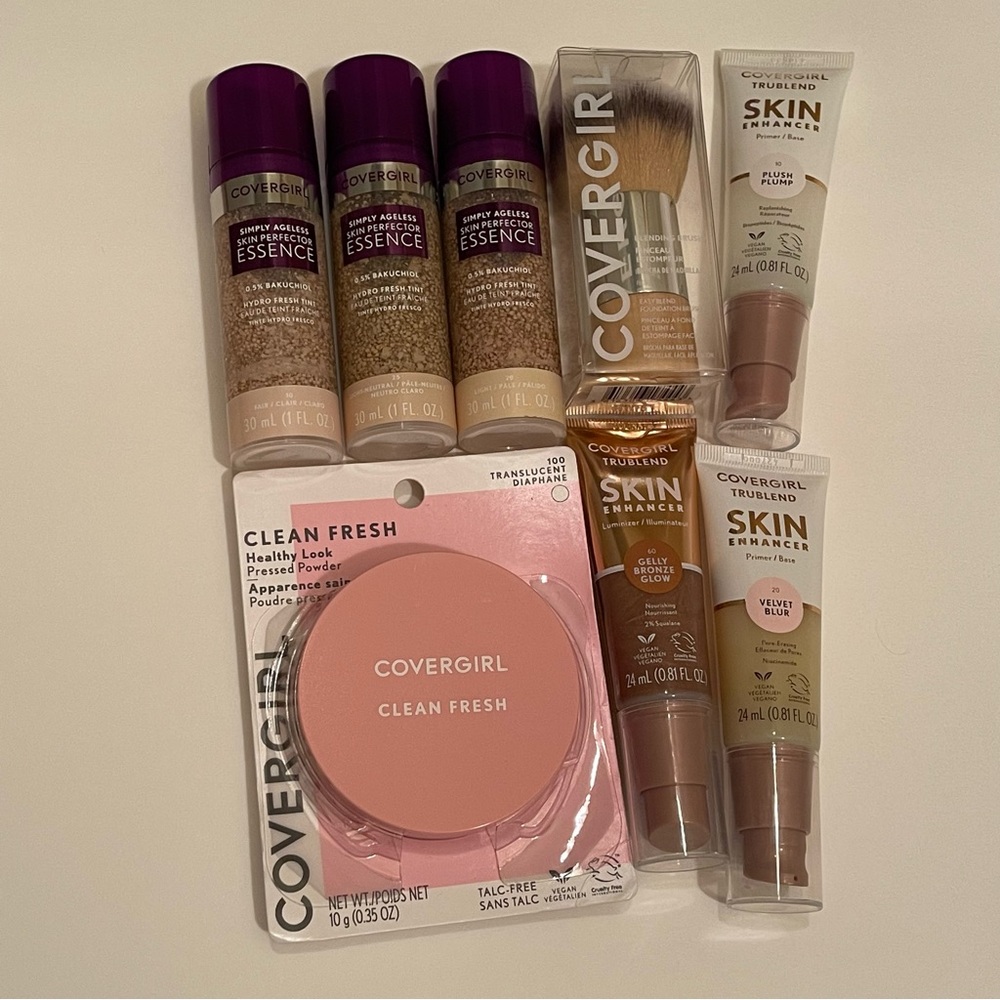 COVERGIRL Makeup Essentials Kit - Pink Compact & Neutral Foundation Tones